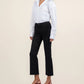 Kelsey Mid Rise Ankle Flare Jeans