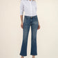 Kelsey Mid Rise Ankle Flare Jeans