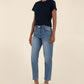 Kit High Rise Baggy Ankle Jeans - AHEAD