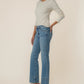 Kelsey Mid Rise Kick Flare Jeans - CONTRACT