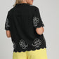 Floral Embroidered Button Down Shirt - C4279-T