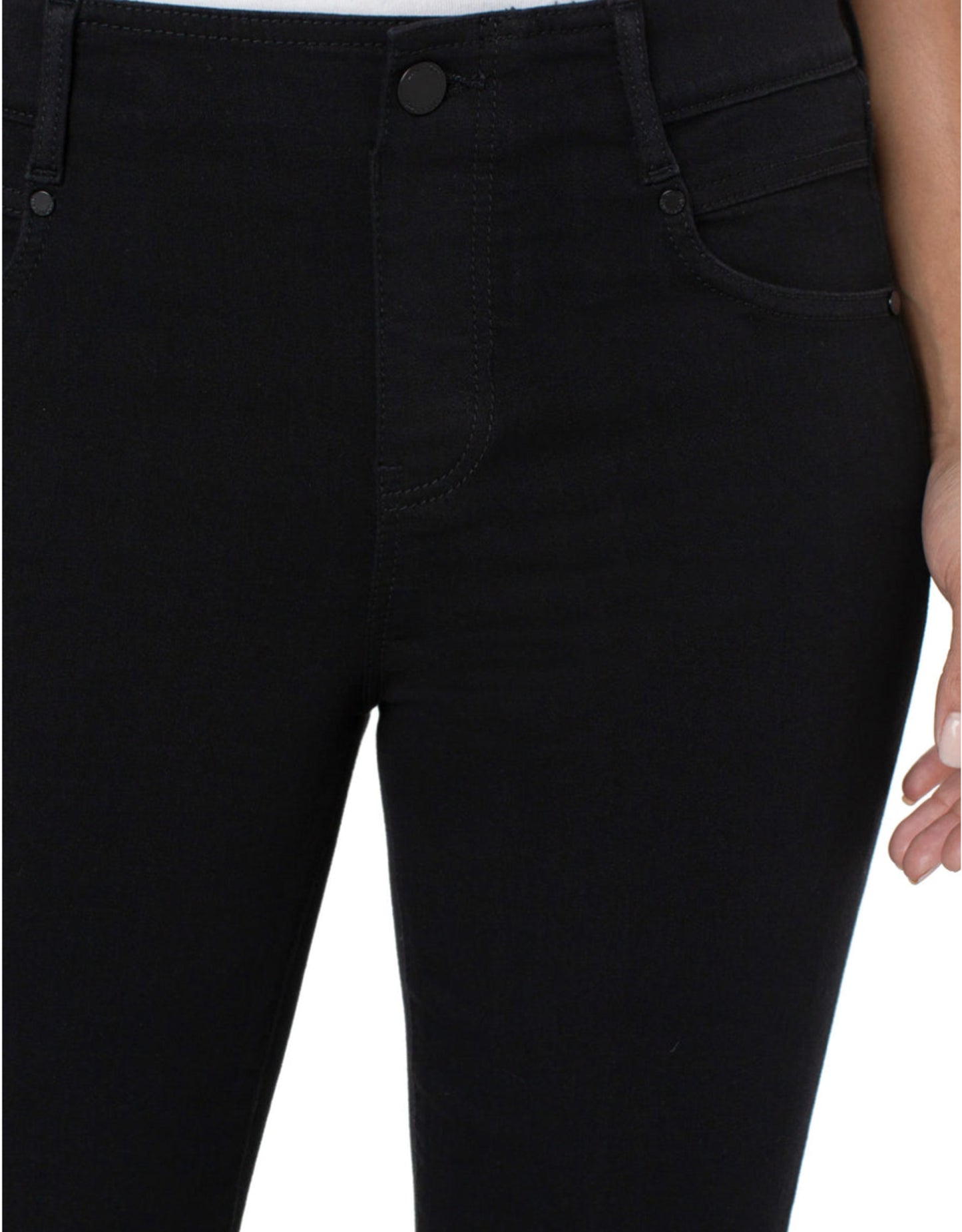 Gia Slim Jeans - OVERDYE BLACK