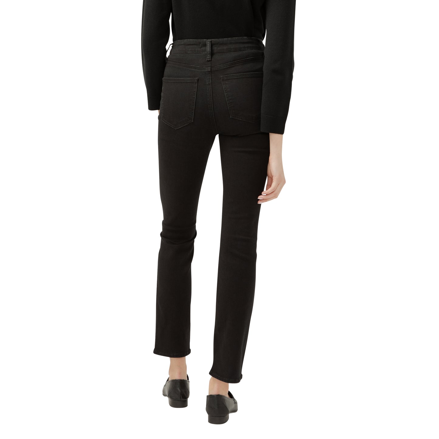 Avery Straight Jean - BLACK